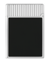 S.T. Dupont Line 1 — Vertical Guilloché Black / Palladium Back