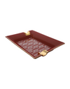 S.T. Dupont Large Ashtray — Monogram 1872, Burgundy