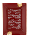 S.T. Dupont Large Ashtray — Monogram 1872, Burgundy Face