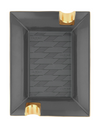 S.T. Dupont Large Ashtray — Monogram 1872, Black