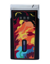 Elie Bleu Fire Horse J-15 Jet Flame Lighter Back