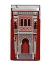 Elie Bleu Casa Cubana "Palacio Cienfuegos" J-15 Lighter — Red Lacquer, Face