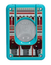 Elie Bleu Casa Cubana "Palacio Cienfuegos" C-4 Cigar Cutter — Teal Lacquer, Back