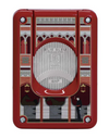 Elie Bleu Casa Cubana "Palacio Cienfuegos" C-4 Cigar Cutter — Red Lacquer, Back