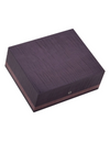 Elie Bleu New Fruit Collection Humidor — 75 Cigars, Violet Closed