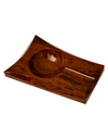 Elie Bleu Vakar 1-Cigar Obsidian Ashtray — Brown
