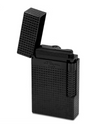 S.T. Dupont Le Grand Cling — Diamond Head / Full Black - Face, Angle, Open