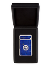 Stefano Ricci Dual Flame Lighter — Lapis Lazuli / Palladium, Face