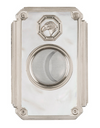 Stefano Ricci SR Cigar Cutter — Mother of Pearl / Palladium, Face