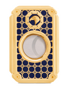 Stefano Ricci SR Cigar Cutter — Nail Polish Blue / Gold, Face