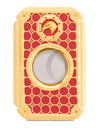 Stefano Ricci SR Cigar Cutter — Nail Polish Red / Gold, Face