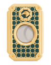 Stefano Ricci SR Cigar Cutter — Nail Polish Green / Gold, Face