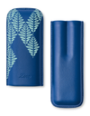 Zino Z-Collection Blue ZS2 Leather Case (2 Cigars) Open