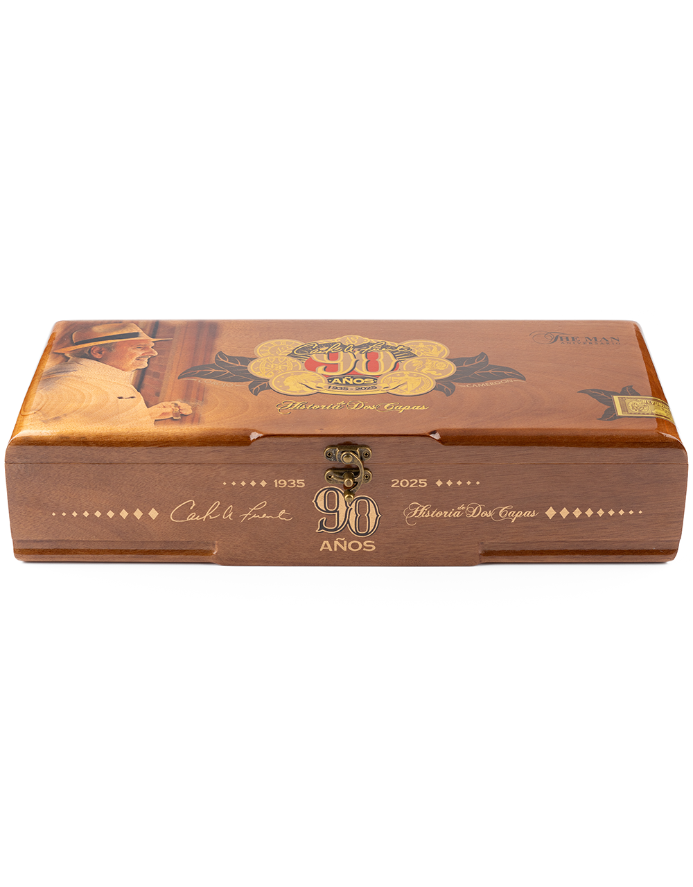 Arturo Fuente Don Carlos 90 Años Corojo Box Closed Flat