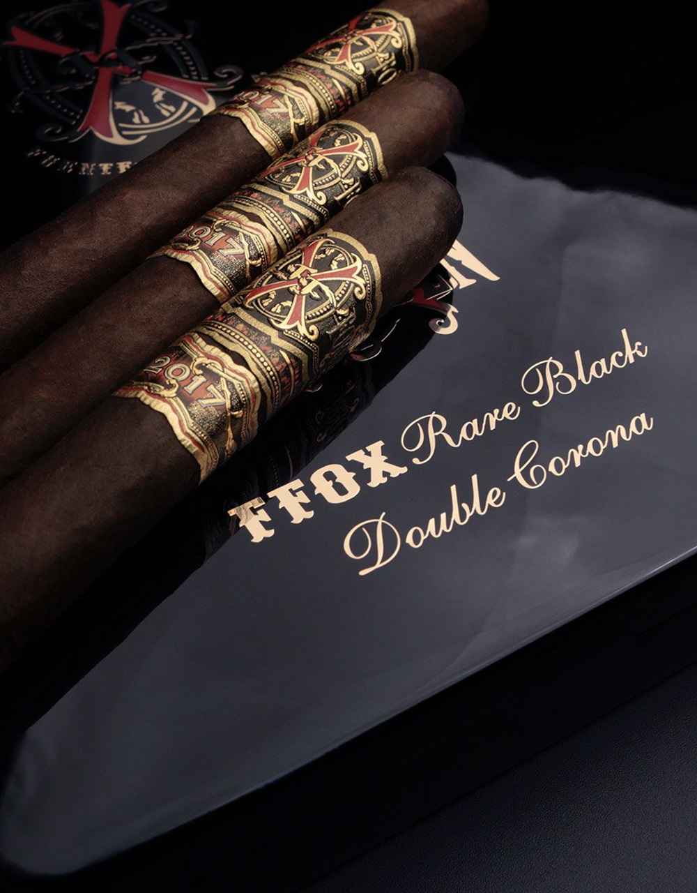 box of Fuente Fuente OpusX Rare Black Double Corona