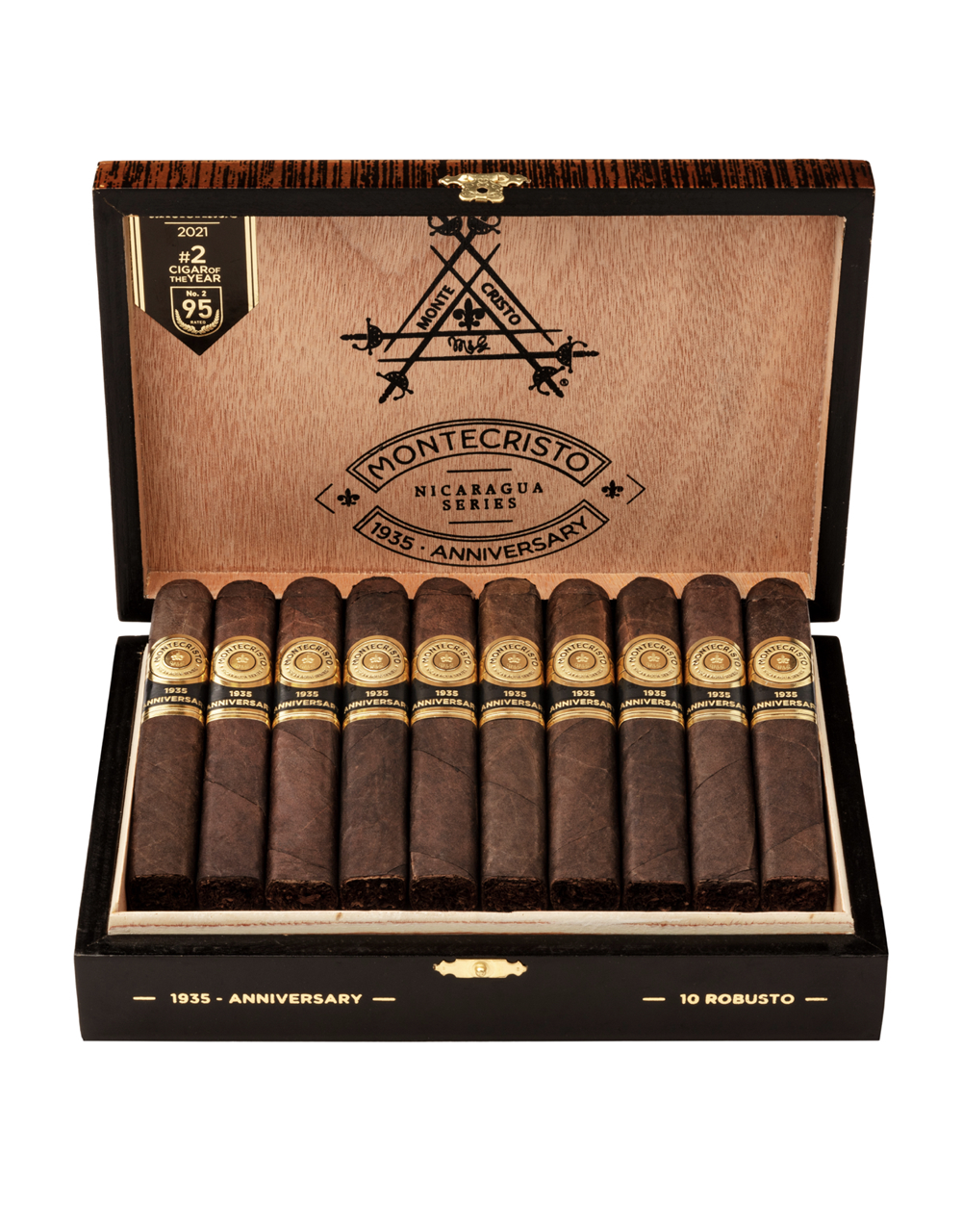 Montecristo 1935 Anniversary Nicaragua Robusto Box Open