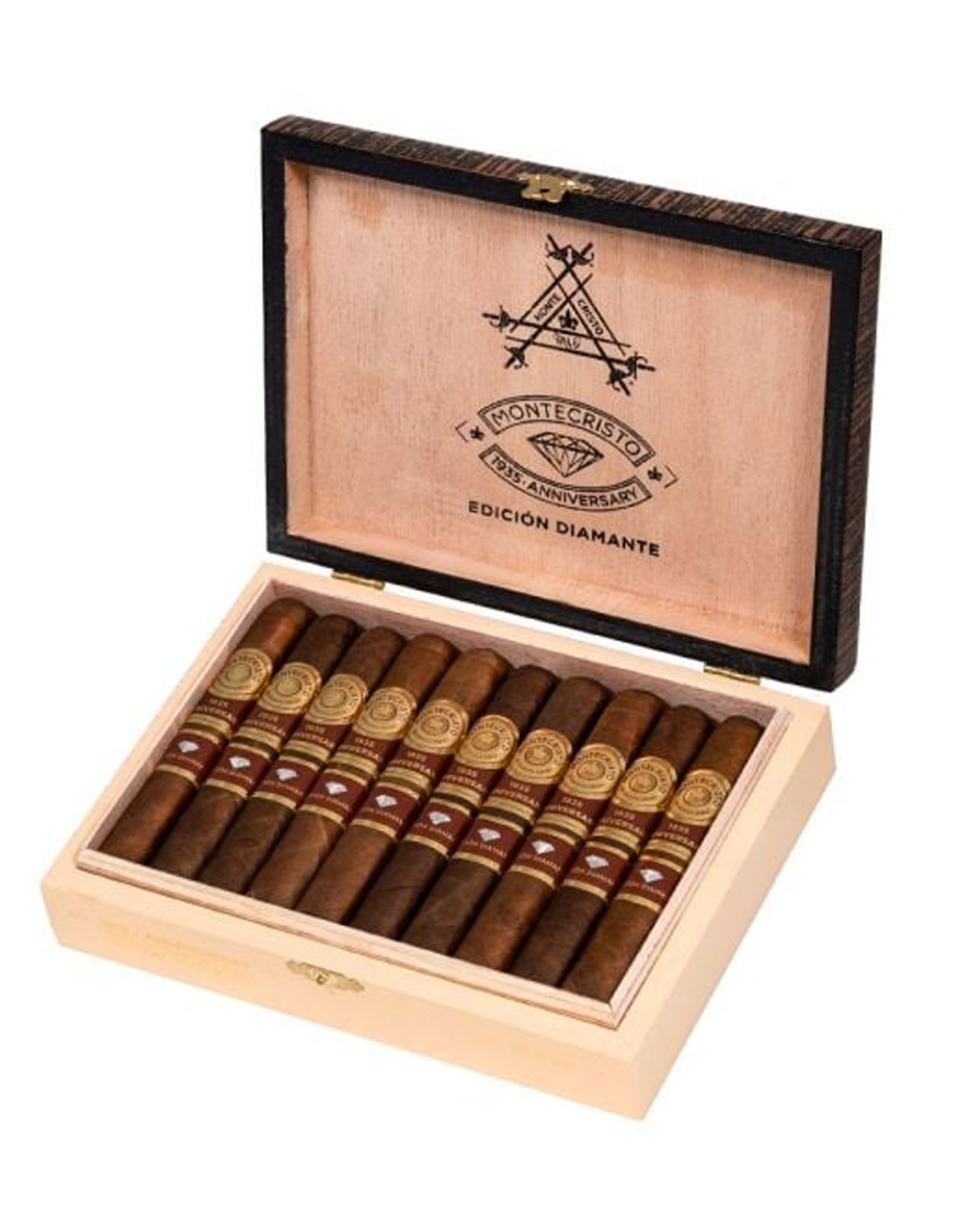 Montecristo 1935 Anniversary Edicion Diamante Icon Box Open