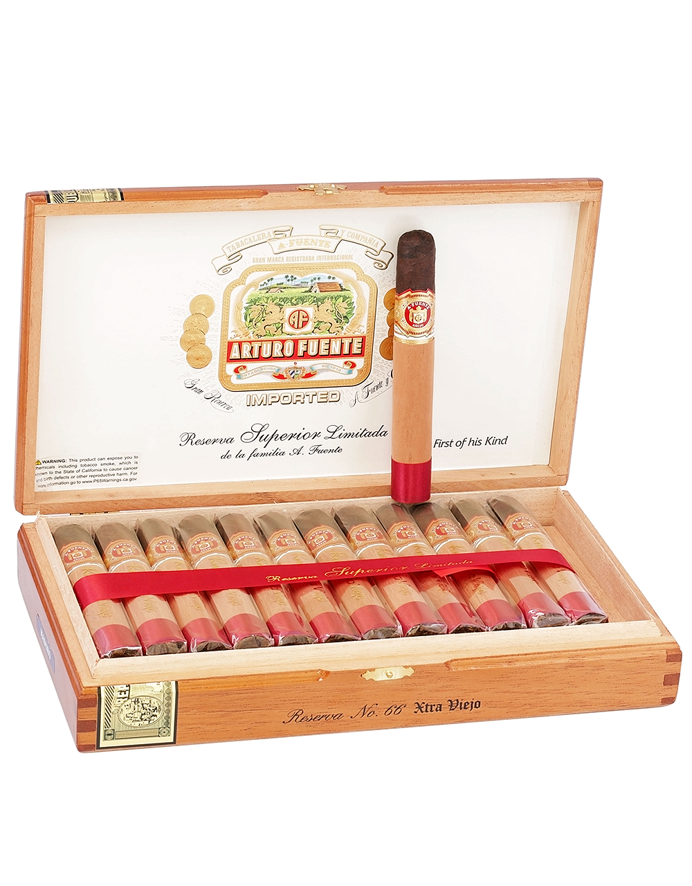 Arturo Fuente Añejo Reserva No. 66 Shark Box Open