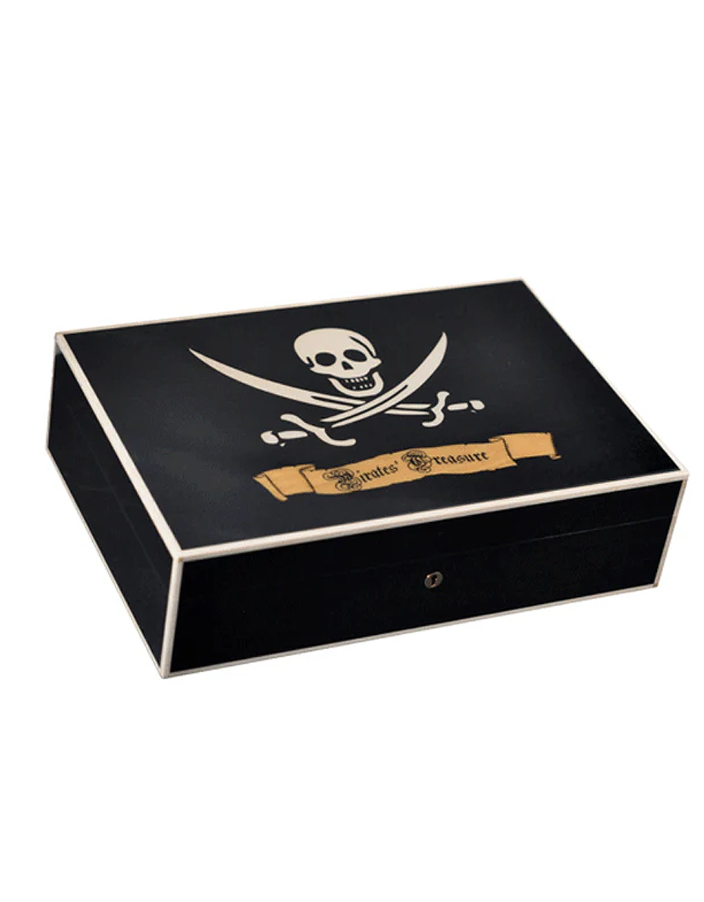 Elie Bleu Pirate Humidor For 110 Cigars Closed Angled
