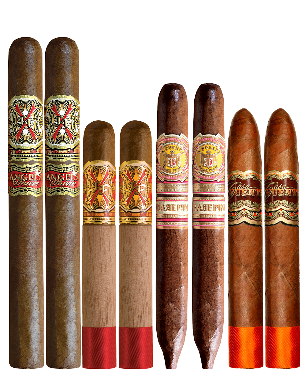 Rare Fuente & Opus X September Sampler with 12-Rare Cigars including Angels Share