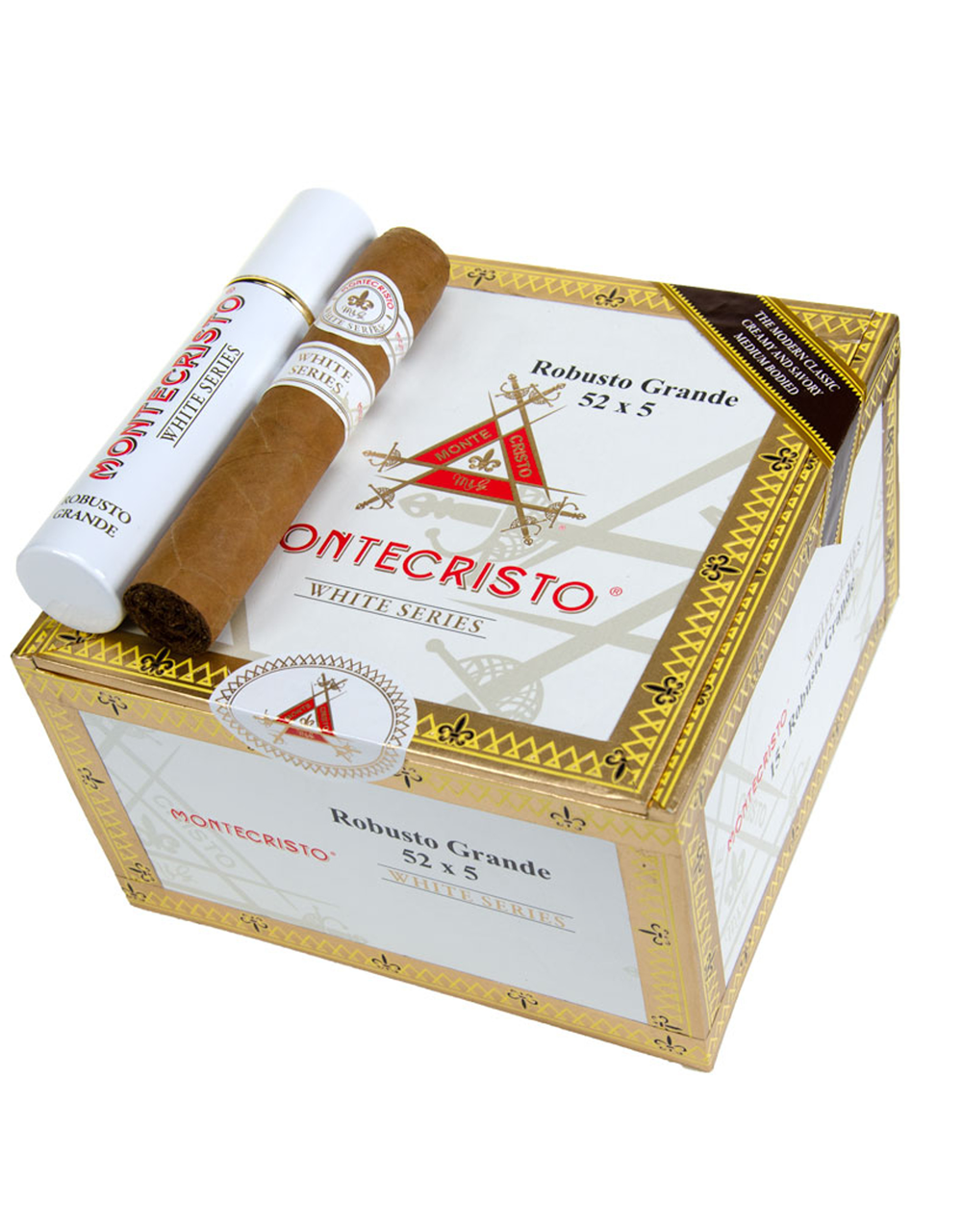 Montecristo White Robusto Grande Box Closed