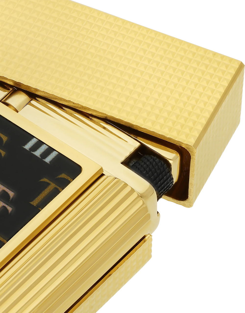 S.T. Dupont × Trinidad 55th Anniversary Line 2 Lighter Open Close Up