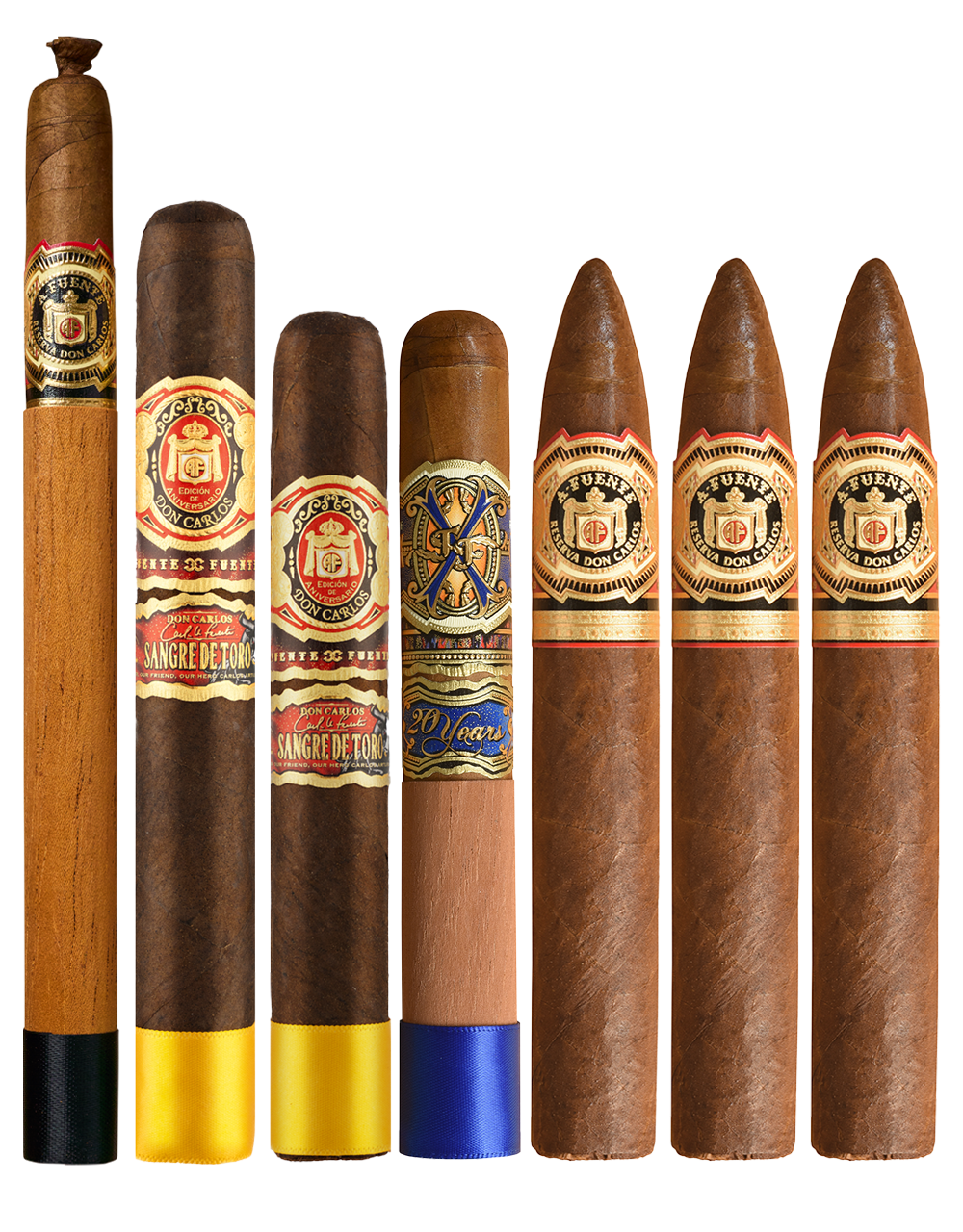 Rare Don Carlos & Opus X Blue 17-Cigar Sampler with Sangre de Toro cigars