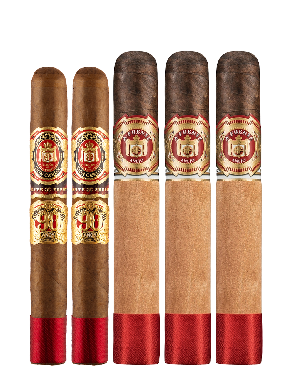 Fuente Don Carlos 90 Años & Añejo 10-Cigar Sampler featuring Rare Don Carlos 90th Cigars