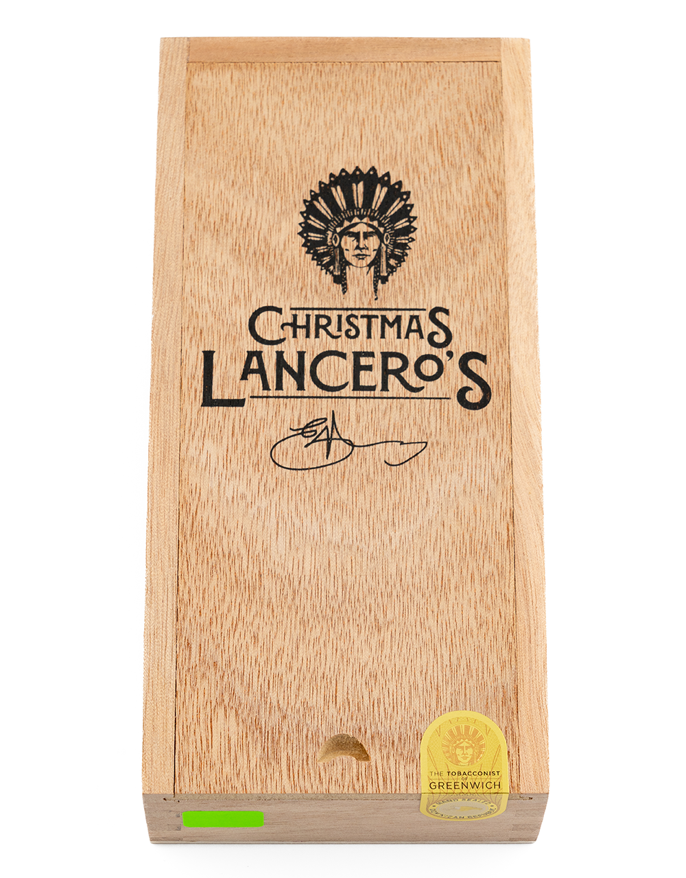 Eladio Diaz Limited Christmas Lancero Green Box Closed