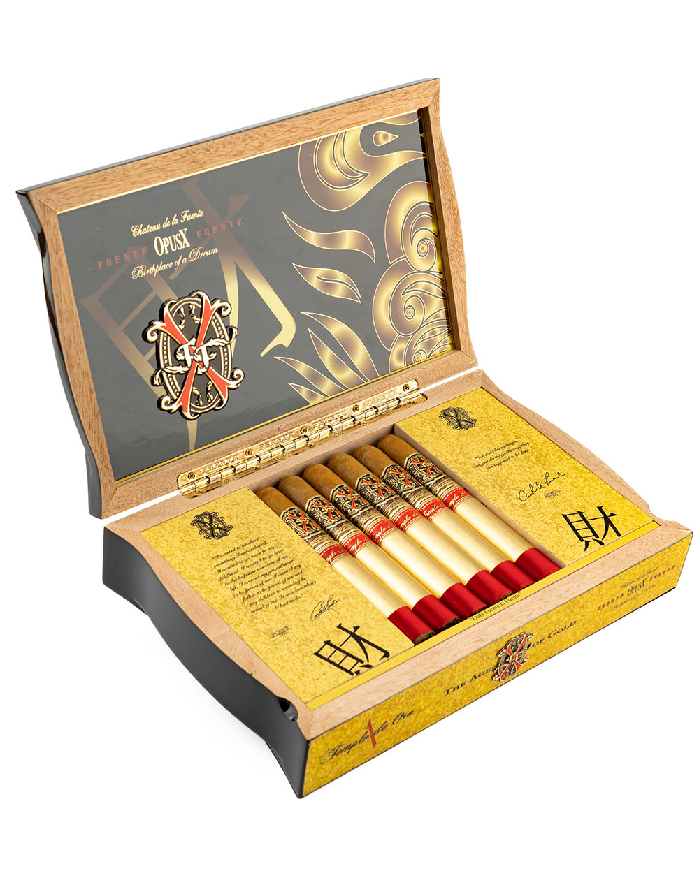 Fuente Fuente Opus X Templo de Oro #1 Box Angled Open