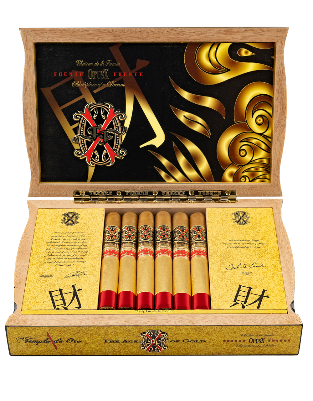 Fuente Fuente Opus X Templo de Oro #1 Box Open