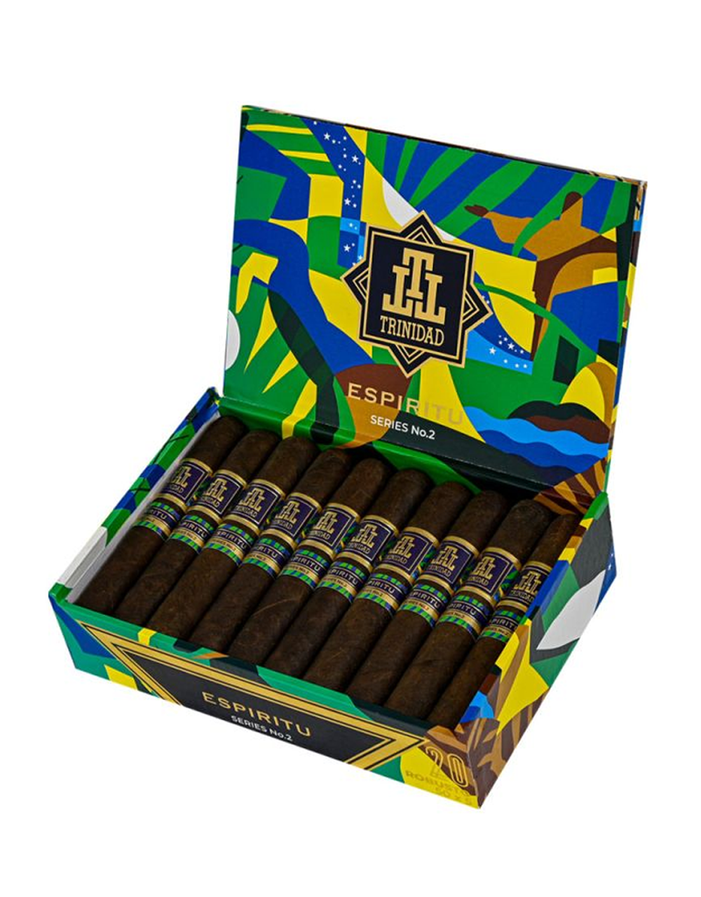 Trinidad Espiritu Series No. 2 Robusto Box Open