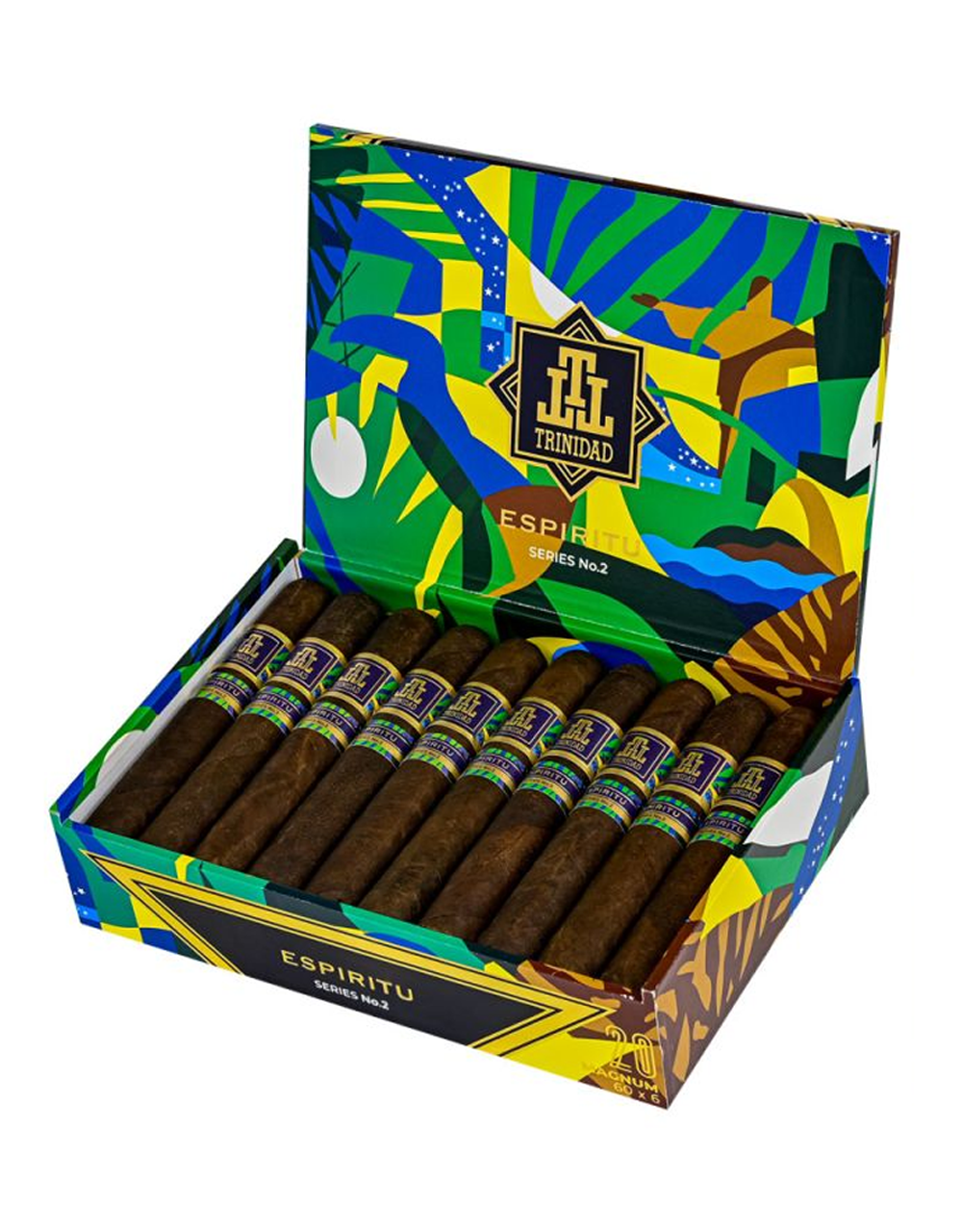 Trinidad Espiritu Series No. 2 Magnum Box Open