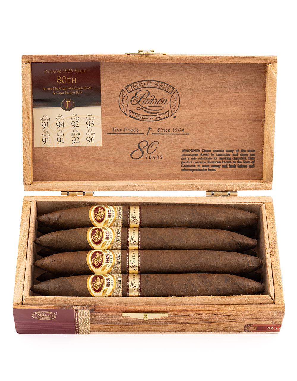 Padrón Serie 1926 80 Years Maduro