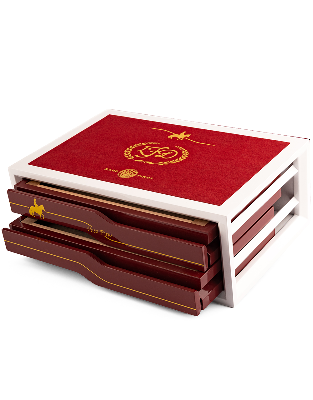 La Flor Dominicana (LFD) Rare Finds Paso Chulo Limited Box Angled Side View Open