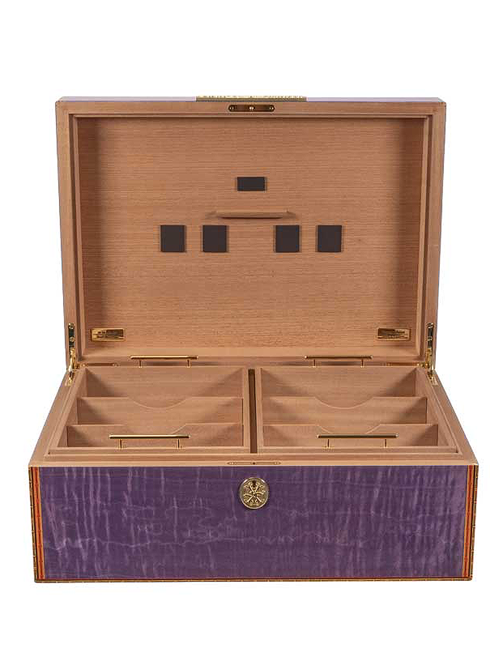 2026 Fuente Opus X Purple Rain Big Purple Dream Humidor Open Face