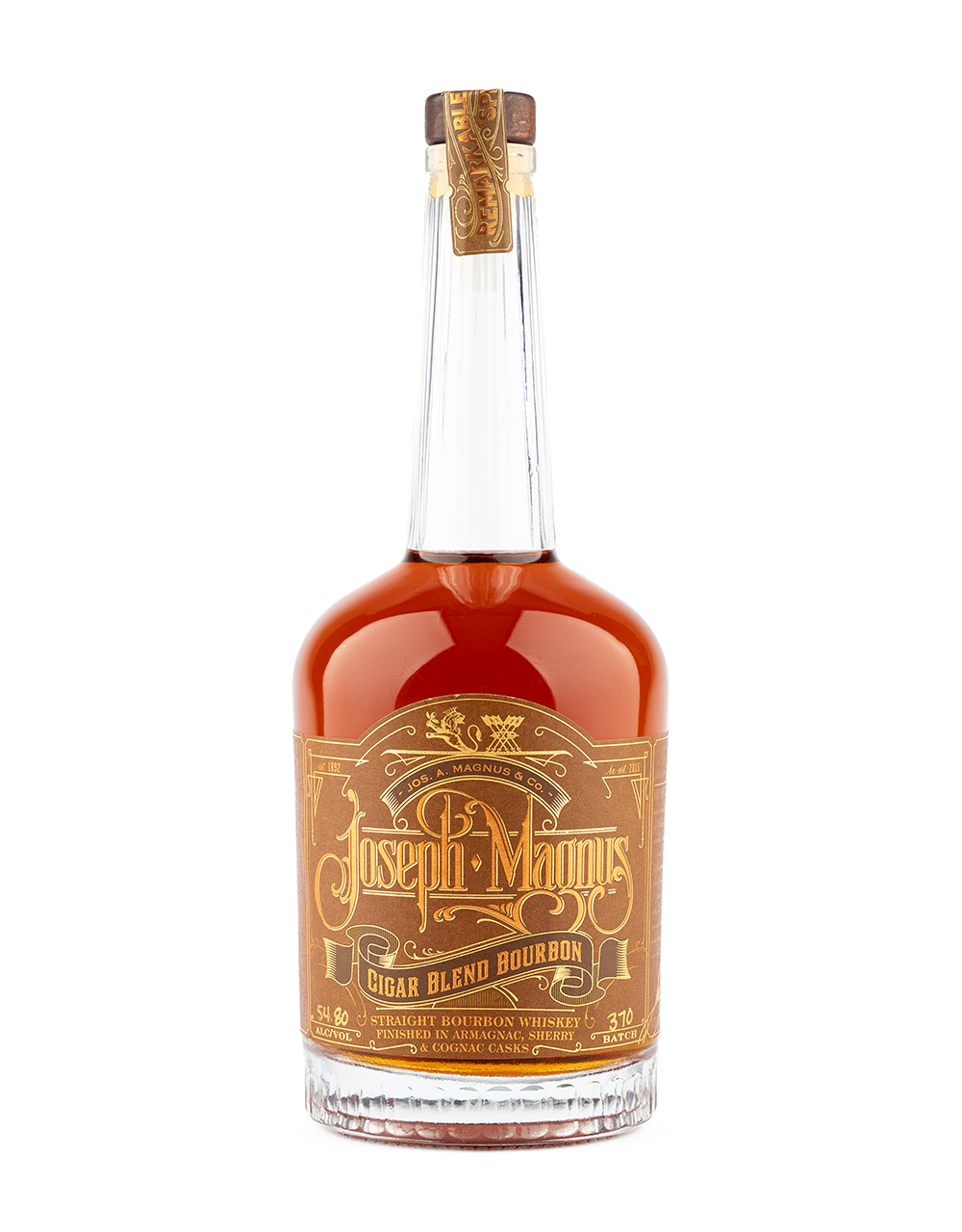 Bottle of Joseph Magnus Cigar Blend Bourbon