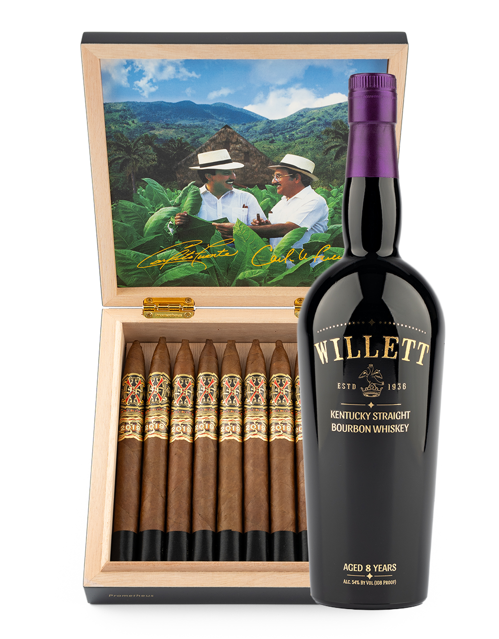 Opus X Rare Black Torpedo & Willett Wheated 8 Year Ultimate Bundle