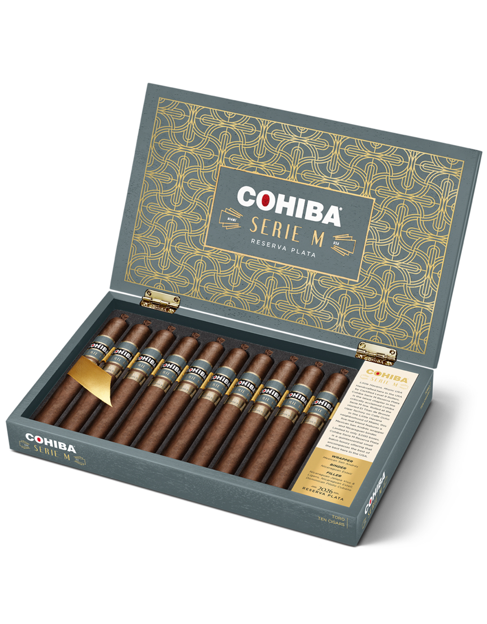 Cohiba Serie M Reserva Plata Box Open