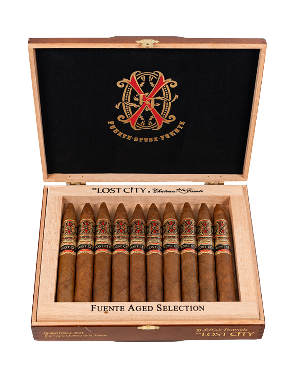 Fuente Opus X The Lost City Piramide Box Open