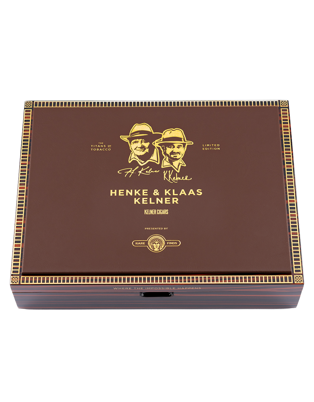 Kelner Cigars Rare Finds — Titans of Tobacco Collection Box Top