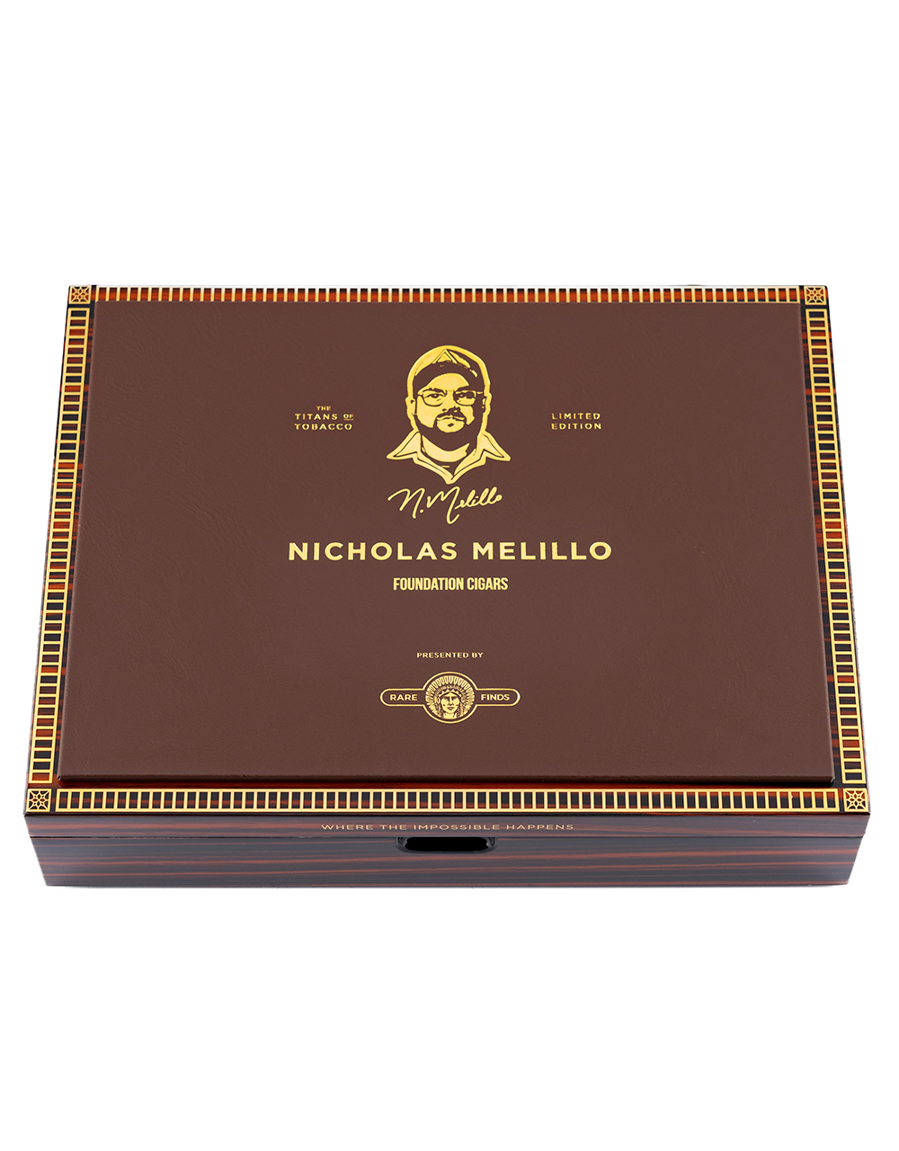 Foundation Cigars Rare Finds — Titans of Tobacco Collection Box Top