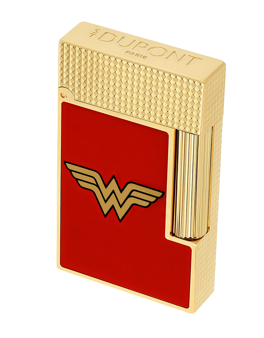S.T. Dupont DC Comics Line 2 "Perfect Ping" — Wonder Woman/Yellow Gold Face Angle