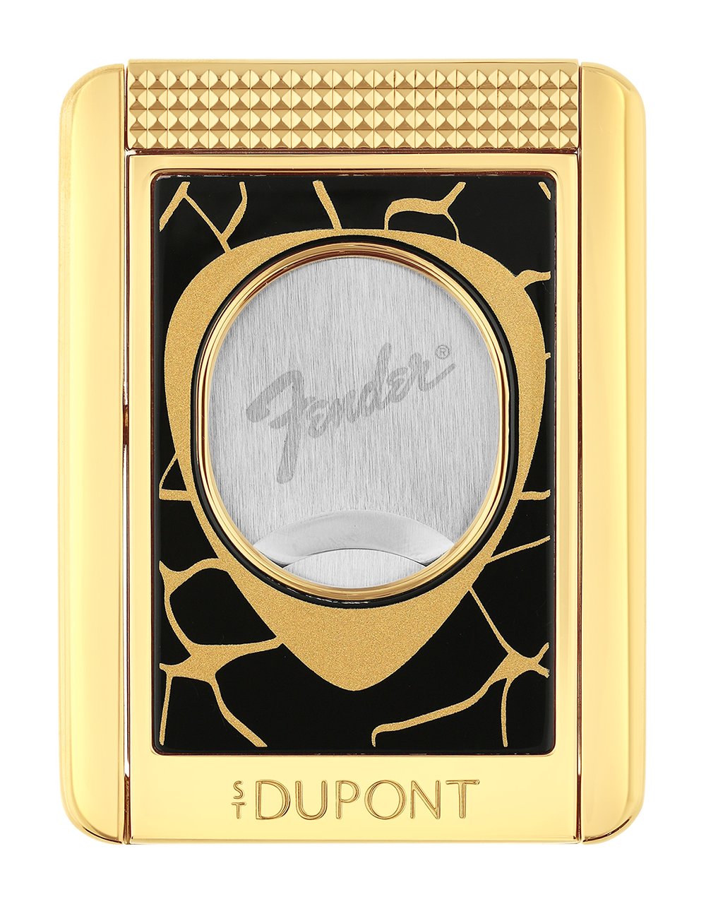 S.T. Dupont x Fender Cigar Cutter Stand — Black/Golden