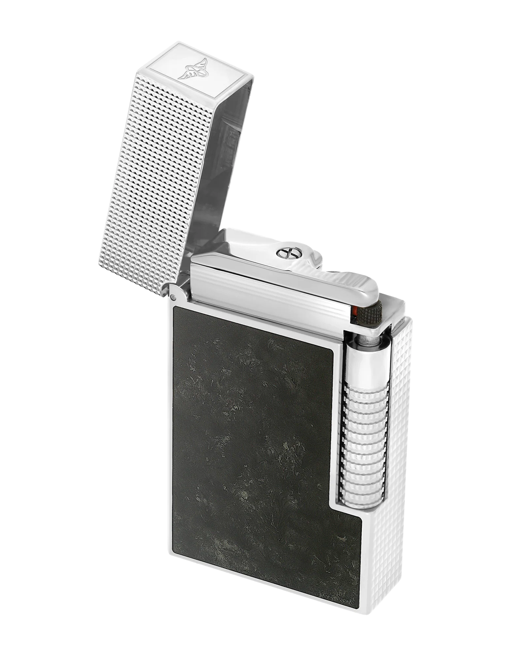 S.T. Dupont Popoté Le Grand — Black/Palladium Face Open