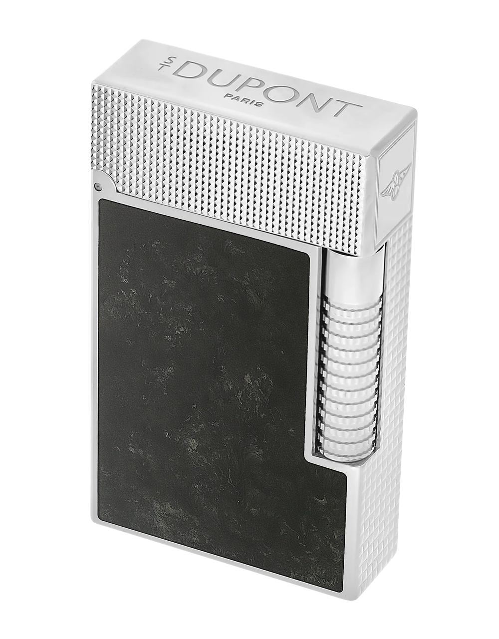 S.T. Dupont Popoté Le Grand — Black/Palladium Face Angle
