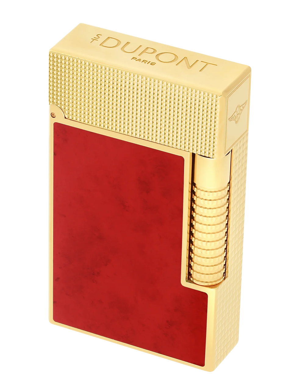 S.T. Dupont Popoté Le Grand — Red/Yellow Gold Face Angle