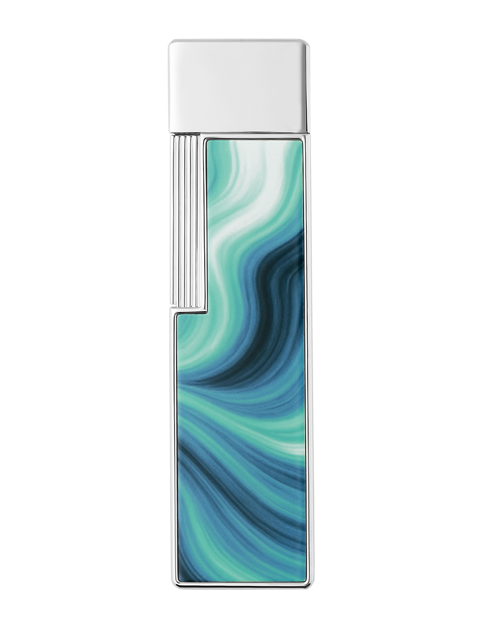 S.T. Dupont Geode Twiggy — Blue/Chrome Back
