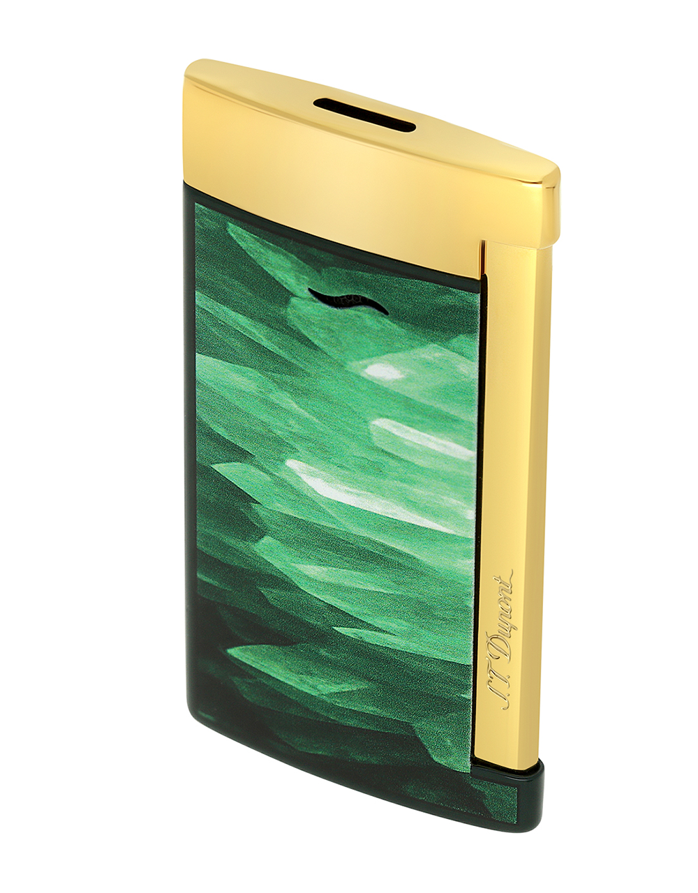 S.T. Dupont Geode Slim 7 — Green/Golden