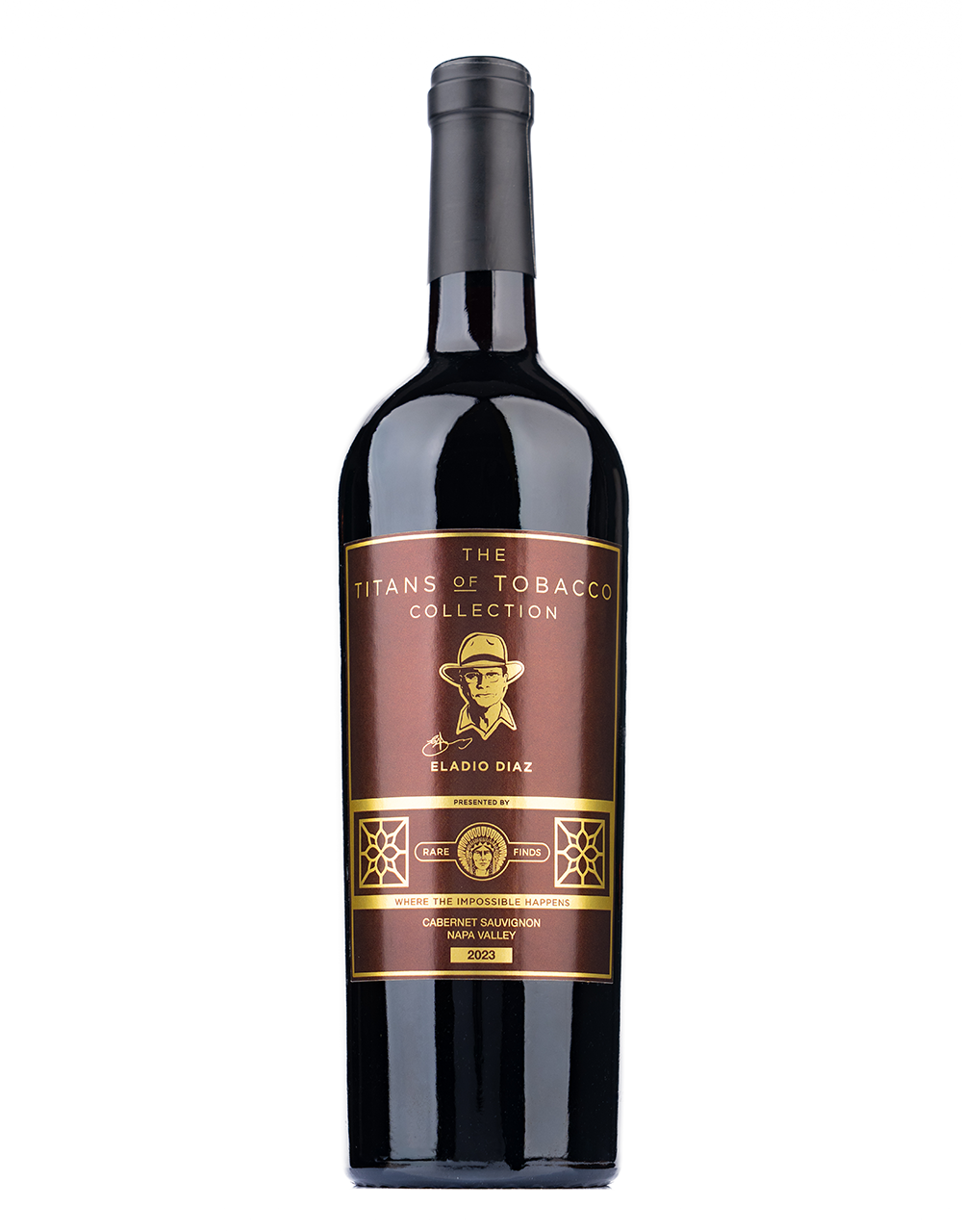 The Titans of Tobacco Collection Commemorative Wine Set Eladio Diaz